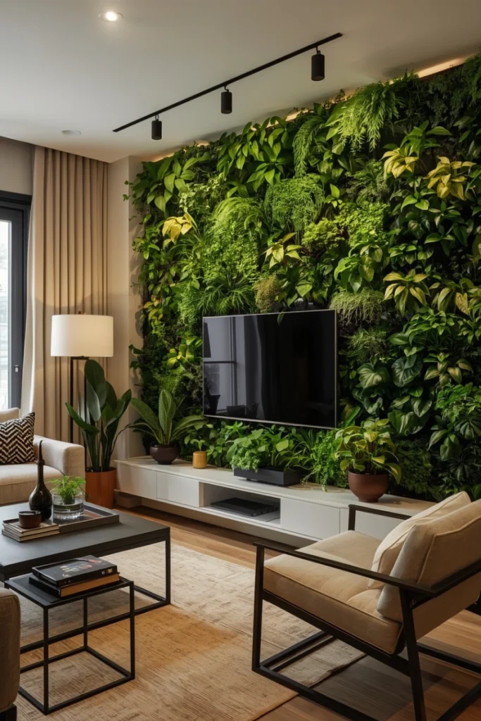 Living Room Vertical Garden Wall