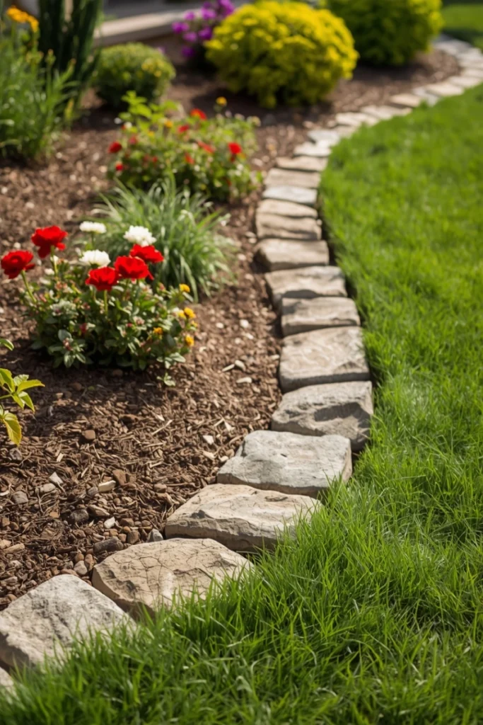 Natural Stone Border Edging