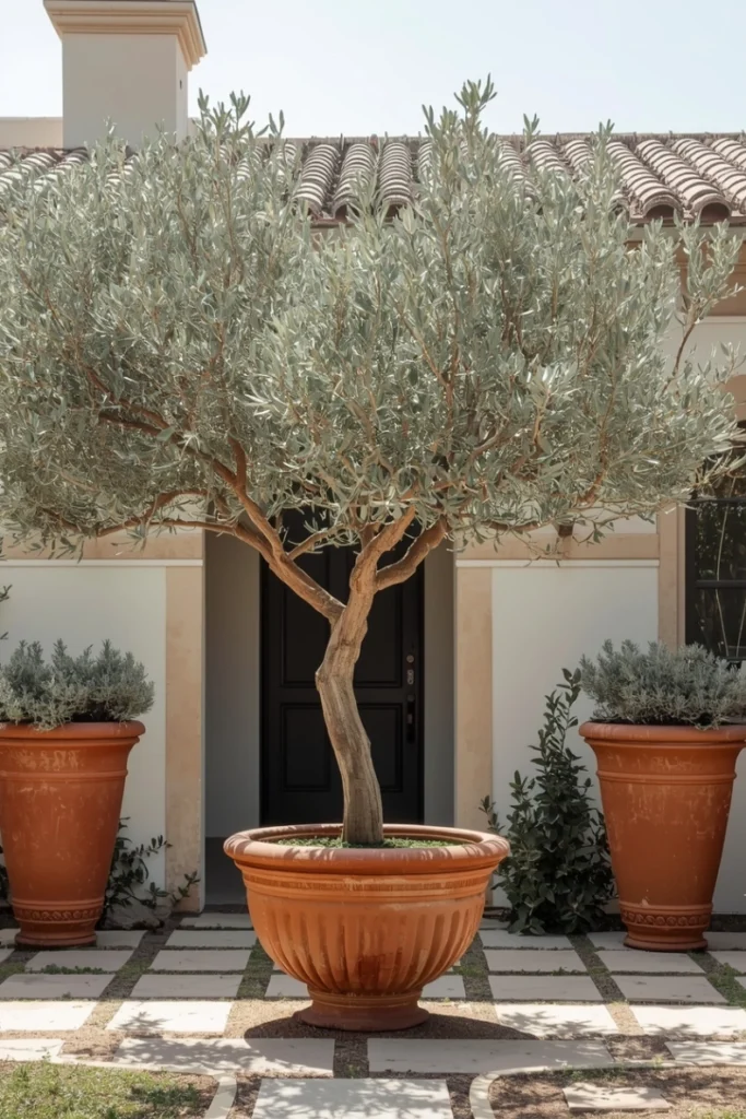 Olive Trees as Architectural Anchors