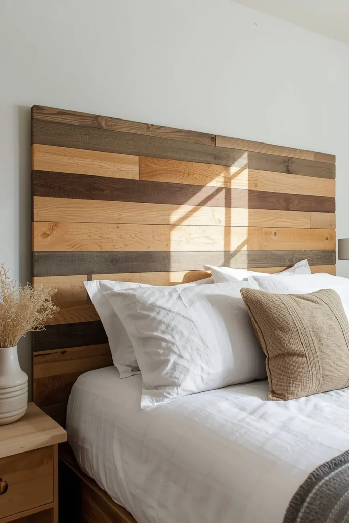 Reclaimed Wood Rustic Headboard
