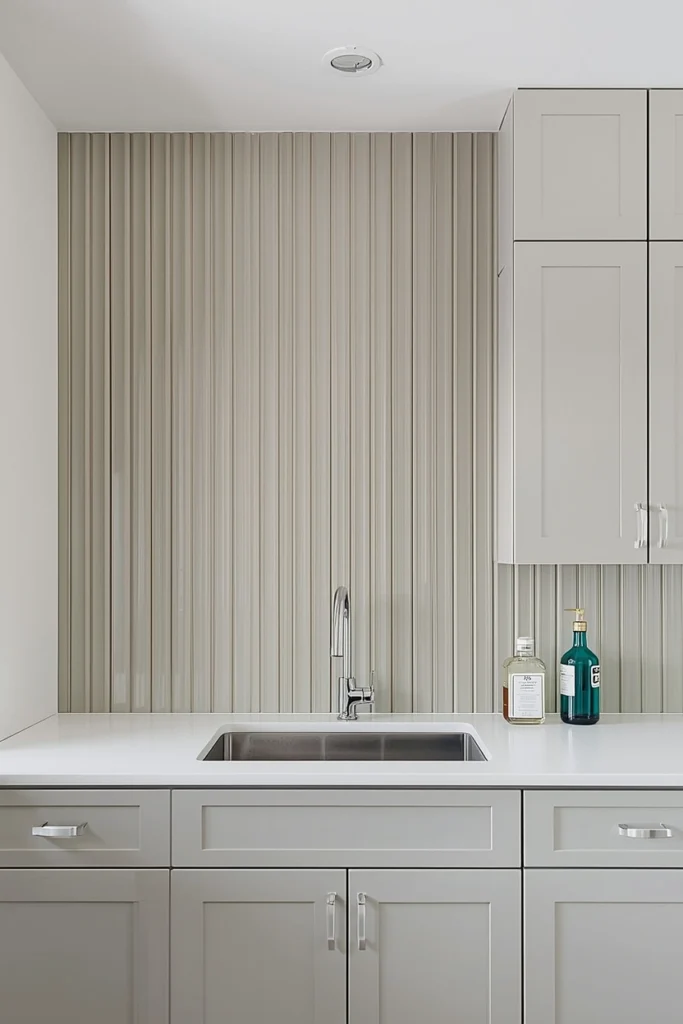 Vertical Stacked Tile for Architectural Height