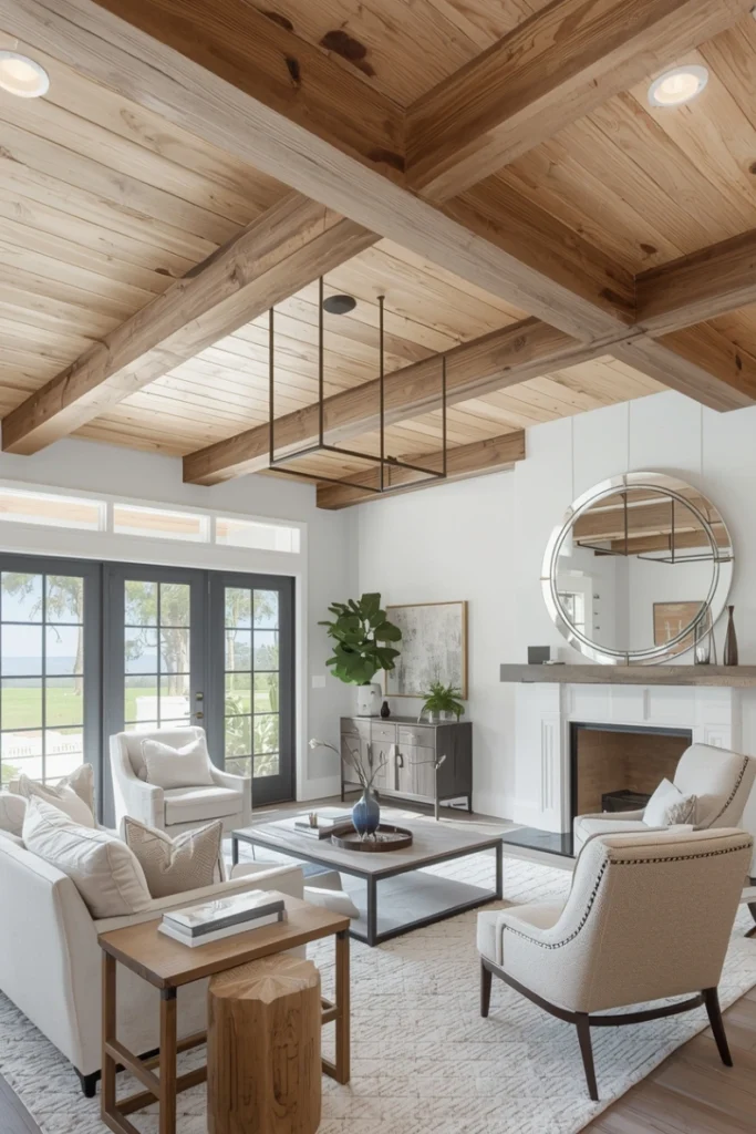 Wooden Beam Ceiling