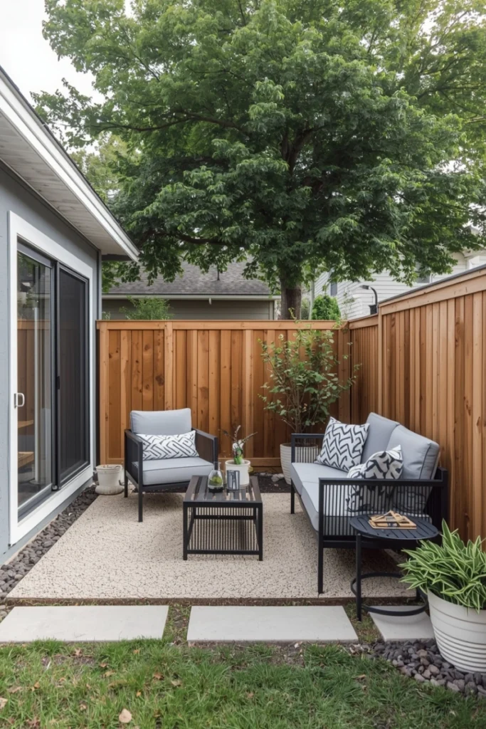 Add a Small Patio or Paved Area