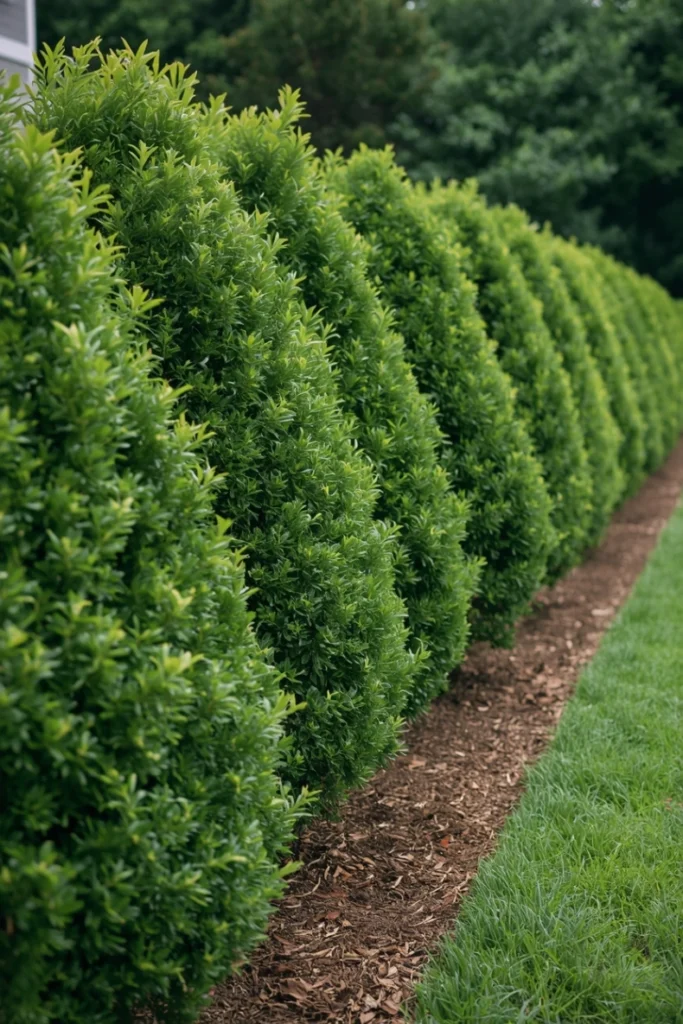 Evergreen Shrub Borders