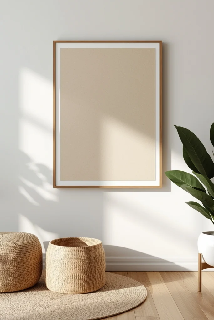 Floating Frame Neutral Art