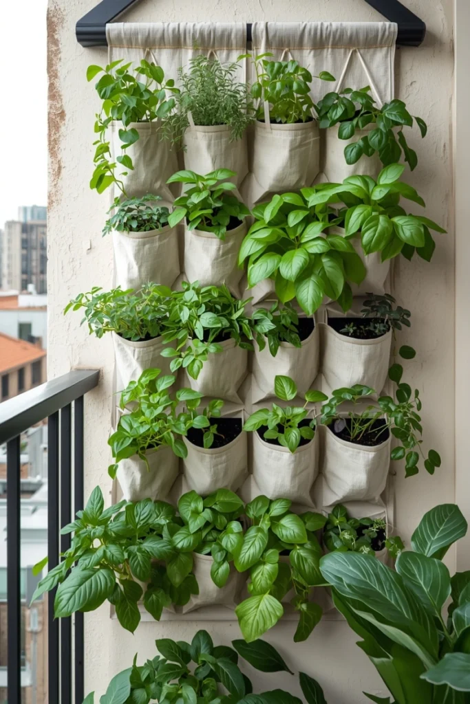 Hanging Pocket Fabric Garden