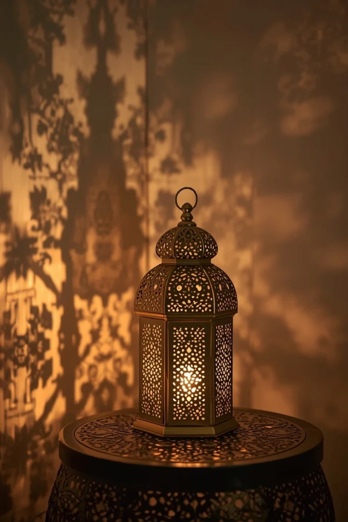 Moroccan-Inspired Metal Lantern