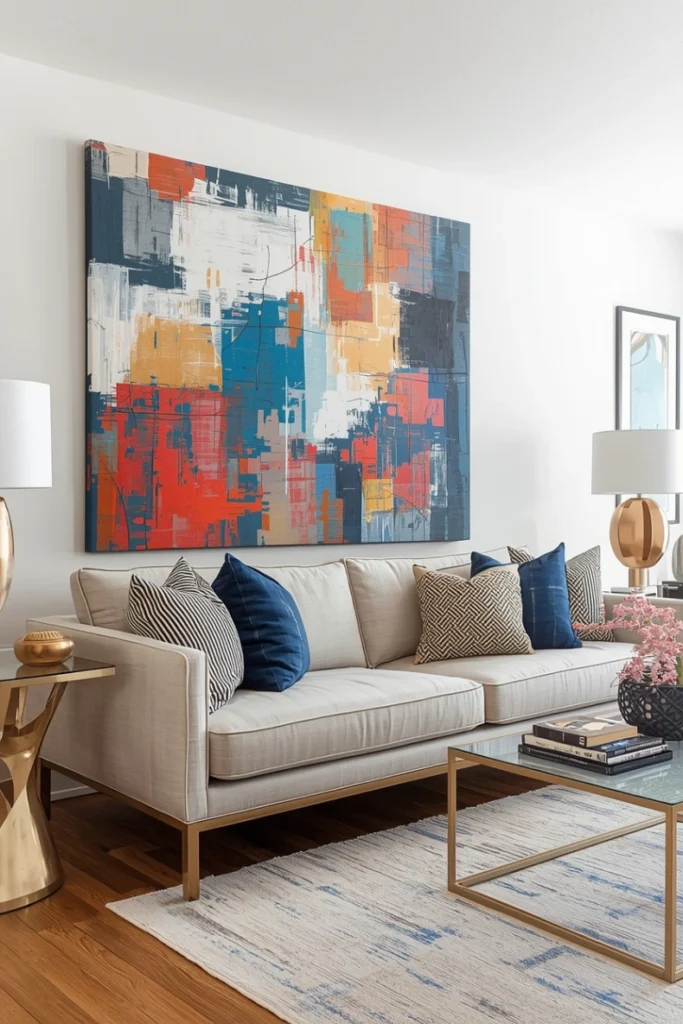 Stretched Canvas Textile Art