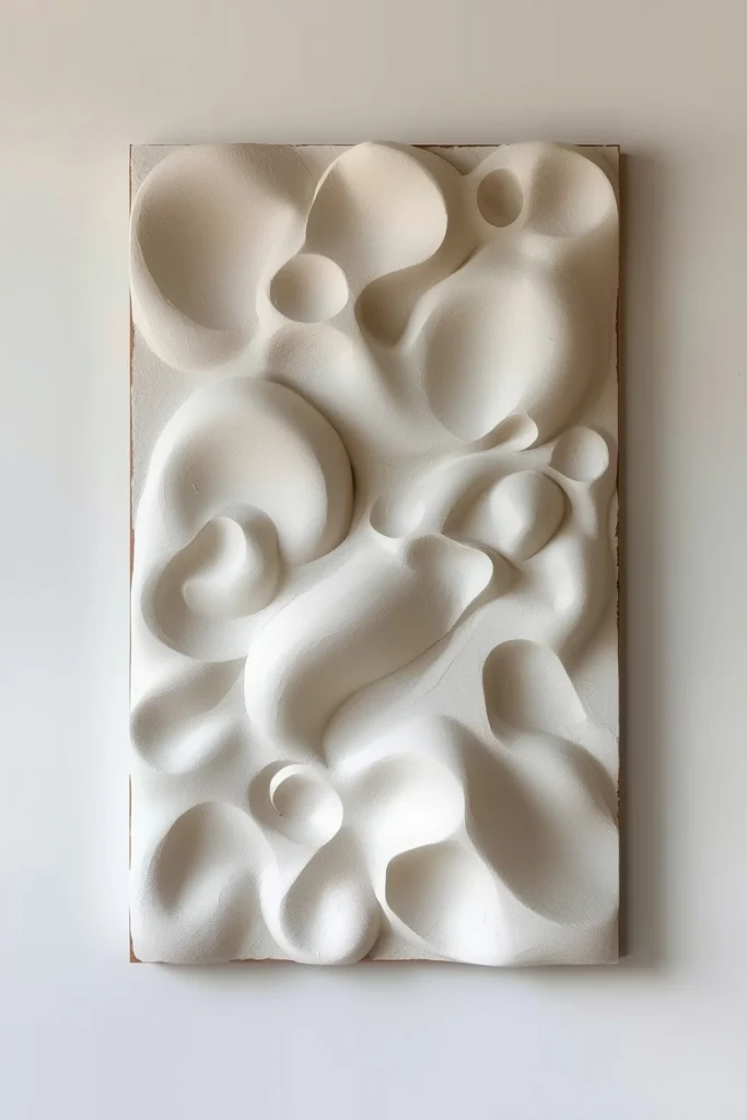 Textured Plaster Accent Wall Panel