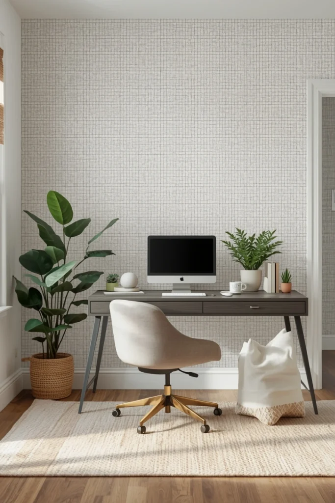 Add Depth to a Home Office Wall