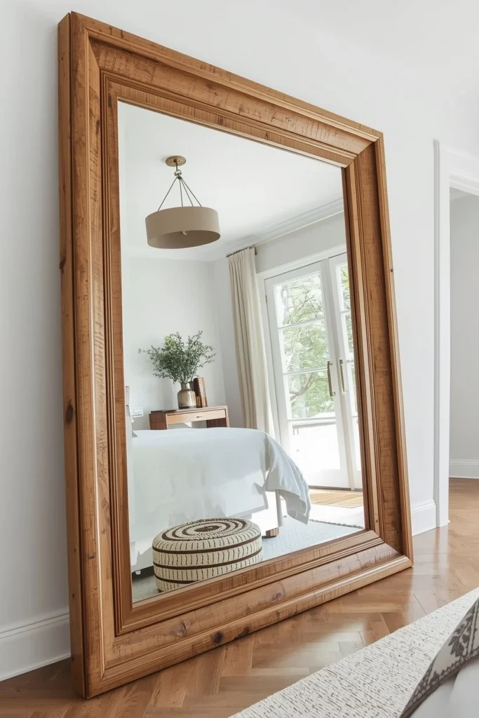 Dramatic Oversized Mirror with Custom Frame