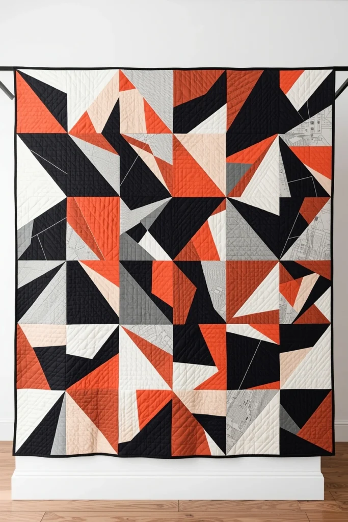 Geometric Fragmented Quilt
