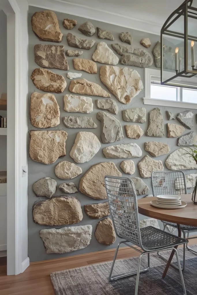 Joint Compound Faux Stone Finish