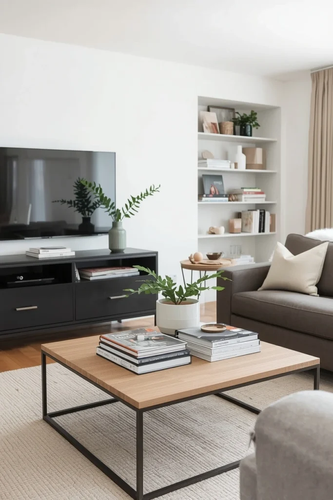 Living Room Surface Reset Checklist