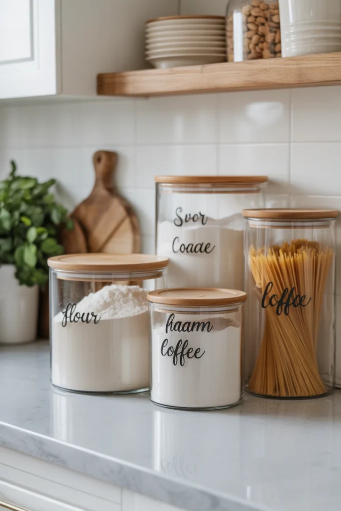 Stylish Canisters for Dry Goods