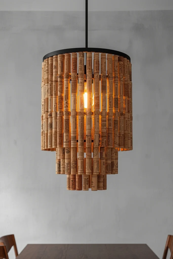 Wine Cork Pendant Light Shade