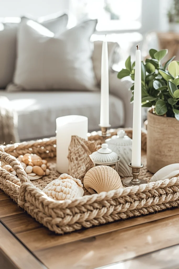 Woven Rope Coastal Tray