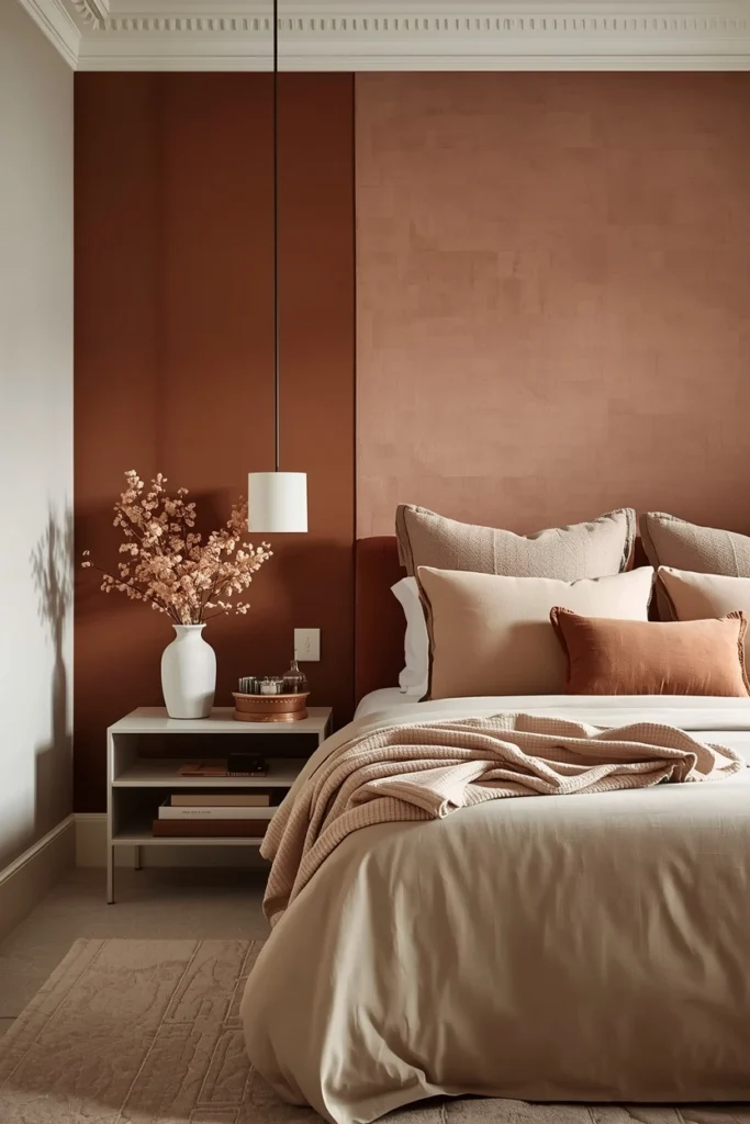 Accent Wall with Warm Neutral Tones