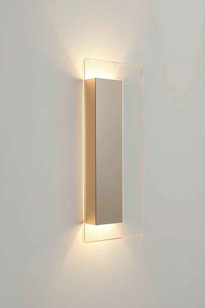 Acrylic Modern Floating Sconce