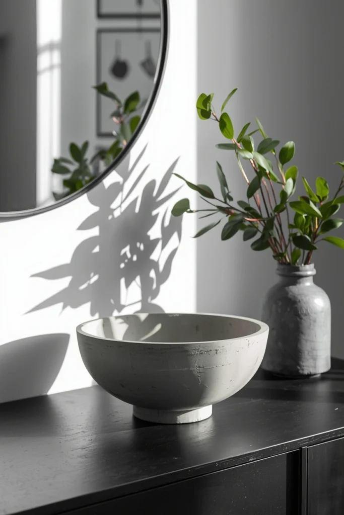 Concrete Modern Bowl