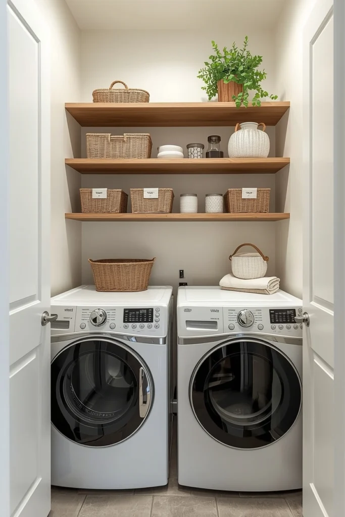 Add Open Shelving Above Appliances