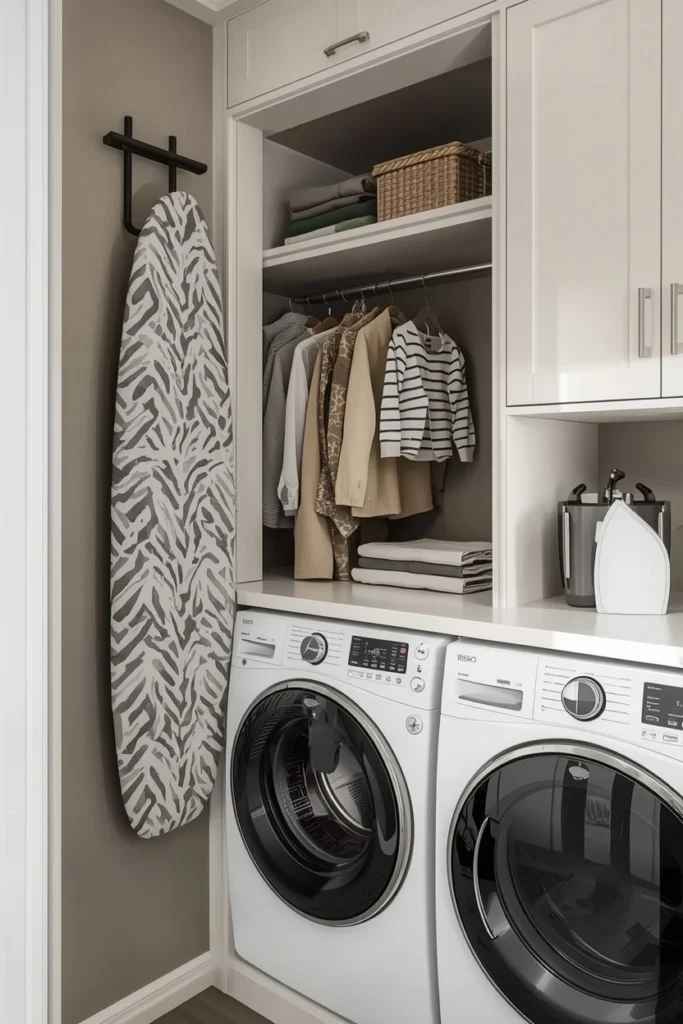 Built-In Ironing Board Cabinet