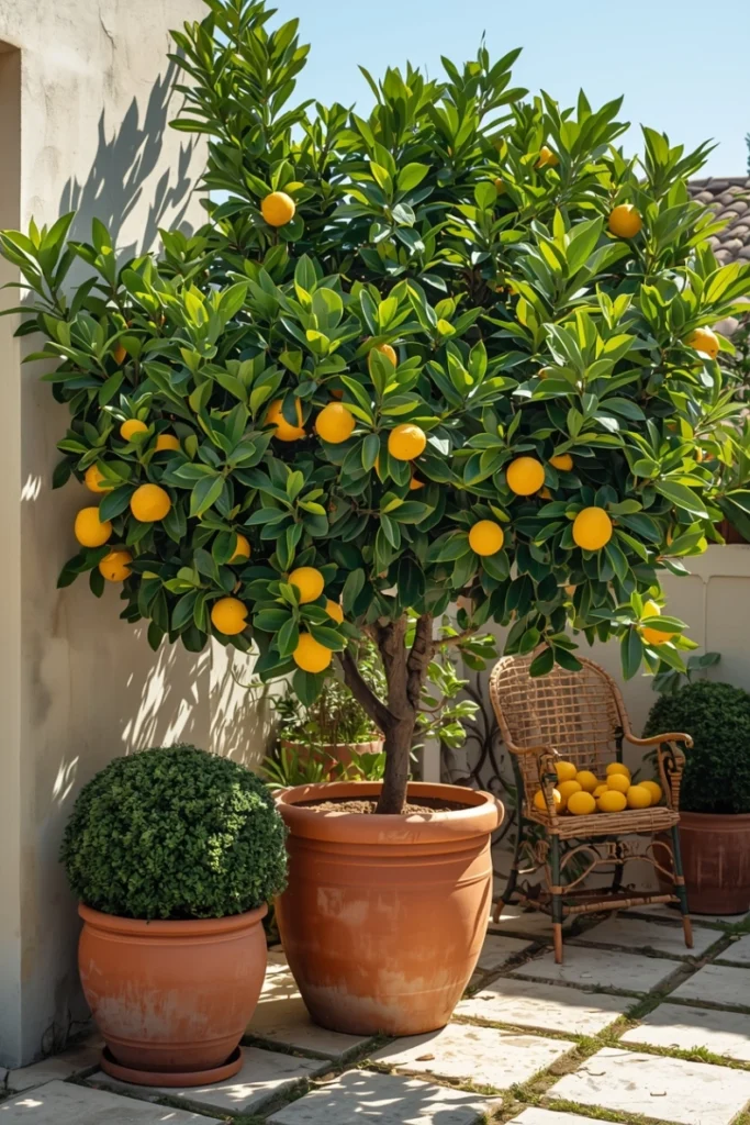 Citrus Trees for Color and Utility