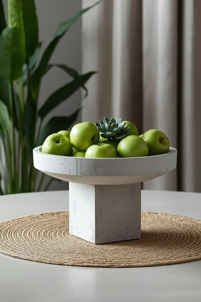 Concrete Modern Pedestal Bowl