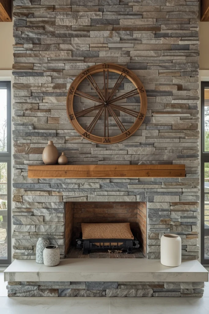 Concrete Overlay Stone Effect