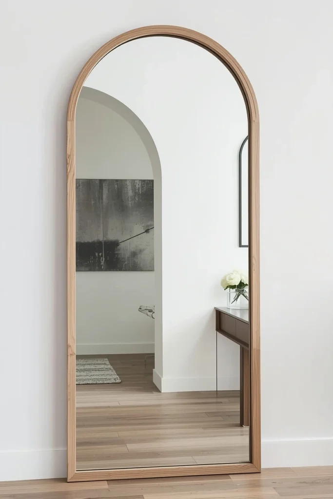 DIY Arched Mirror Frame