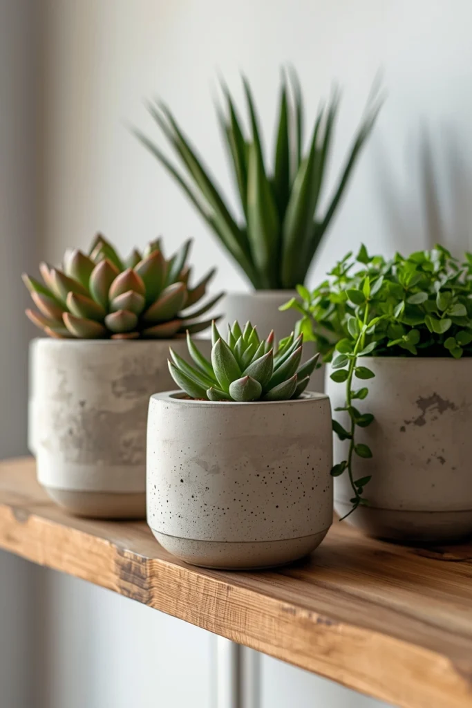 Handcrafted Concrete Planters