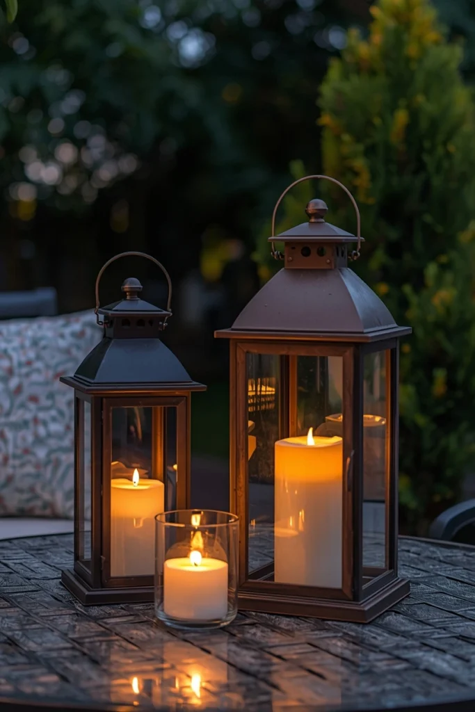 Lanterns and Candle Displays