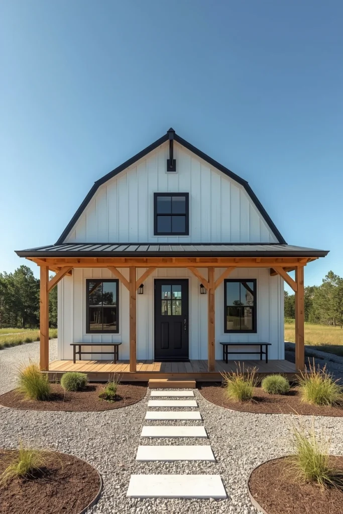 Minimalist Exterior With Bold Black Trim