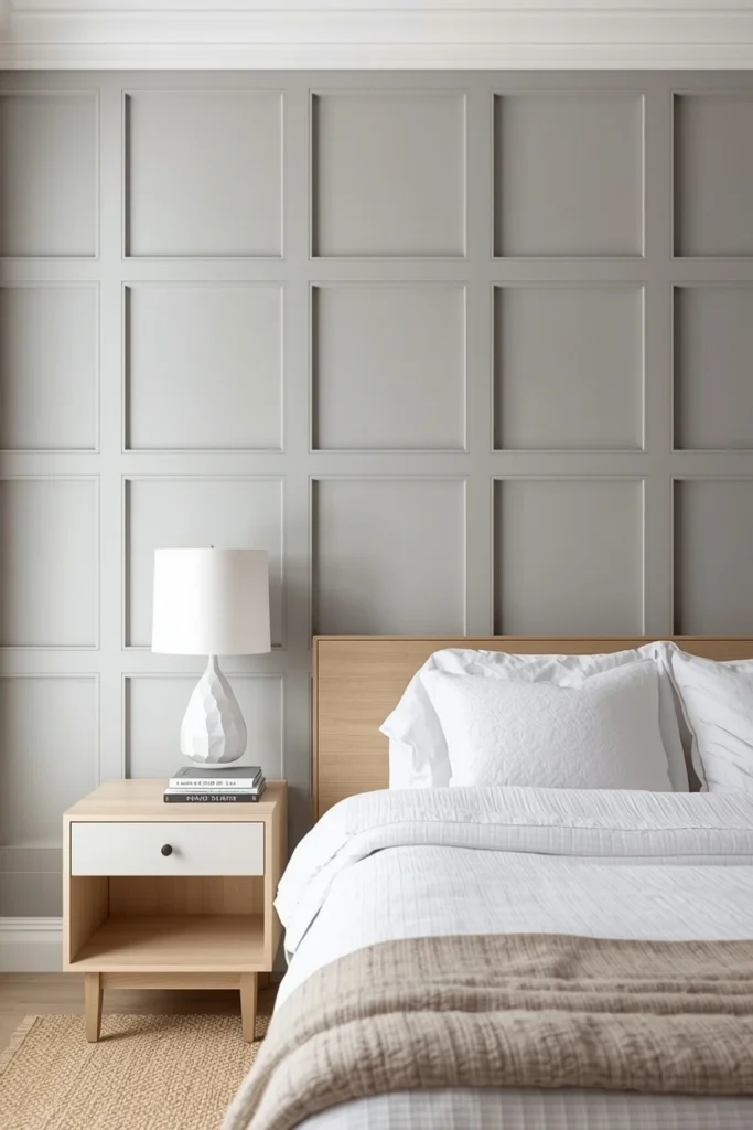 Painted MDF Grid Paneling