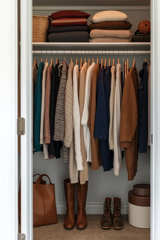 Reorganize Closets for Cooler Weather