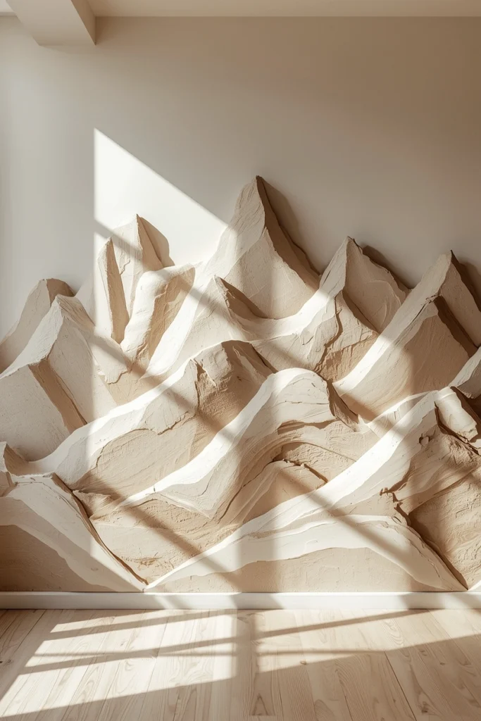 Sculpted Mountain Landscape