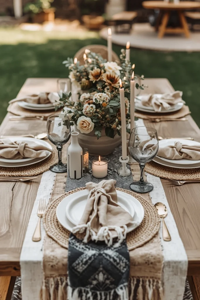 Boho Chic Layered Textures