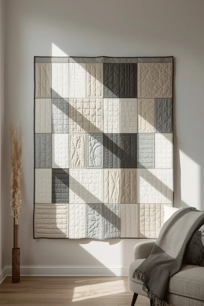 Deconstructed Grid Quilt