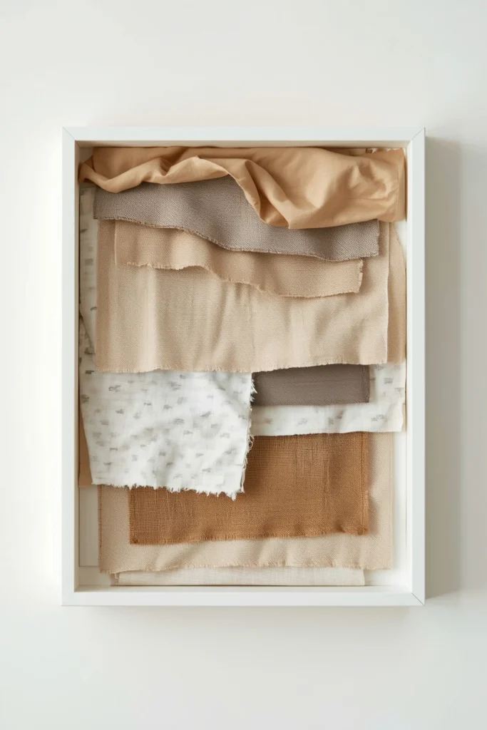Layered Textile Collage Frames