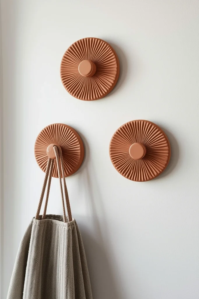 Minimalist Clay Wall Hooks