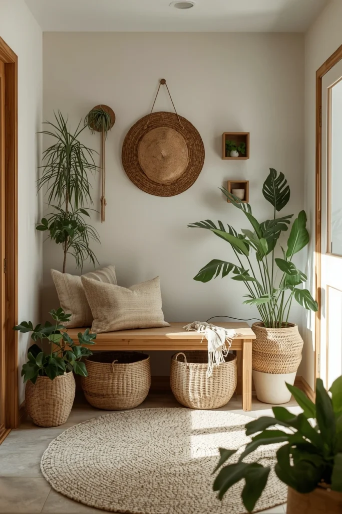 Nature-Inspired Organic Entryway