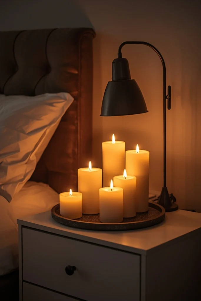 Scented Candles and Ambient Candlelight
