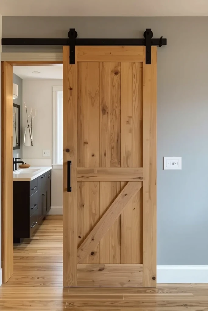 Sliding Barn Doors to Save Space Stylishly