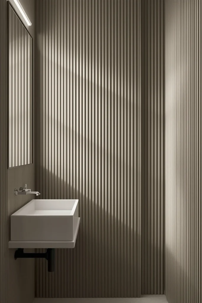 Textured Wall Panels for Depth