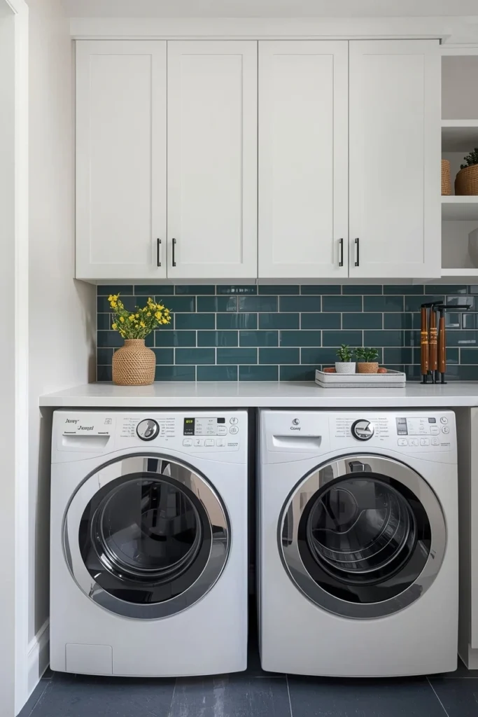 Bold Color Block Tile Accent