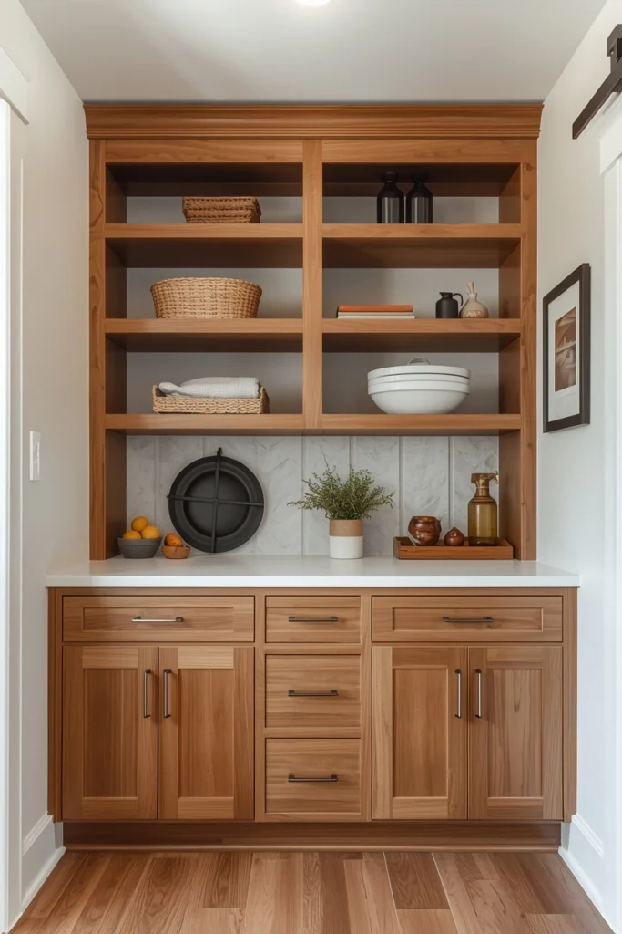 Built-In Storage With Seamless Design