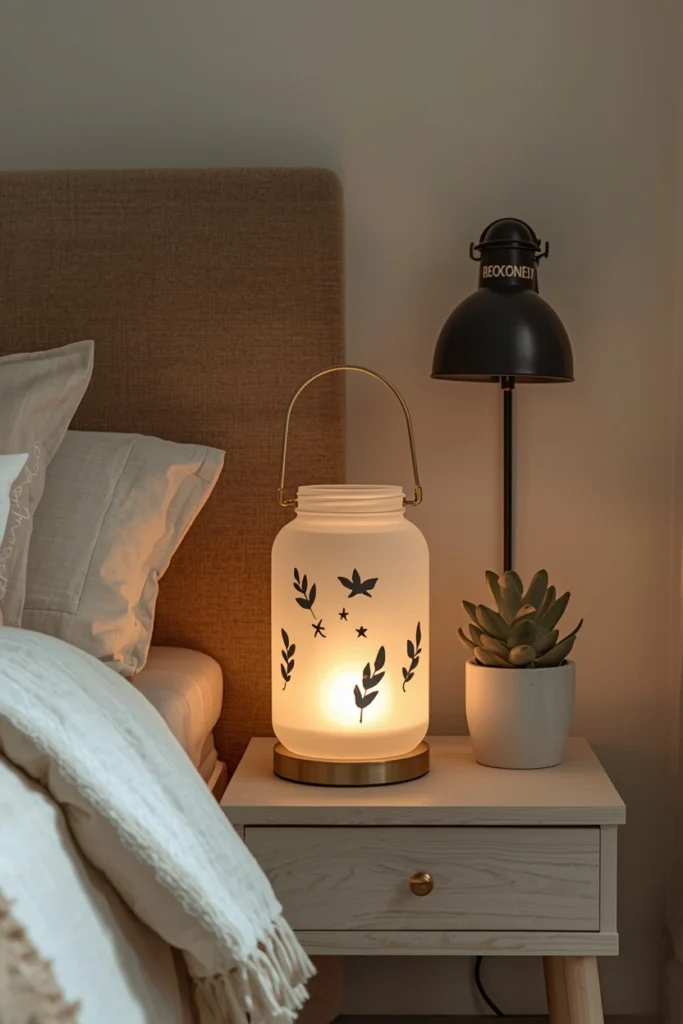 Frosted Glass Lantern