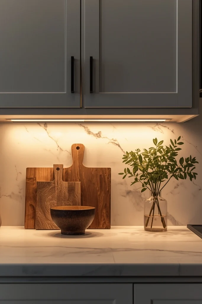 Under-Cabinet Lighting for Ambiance