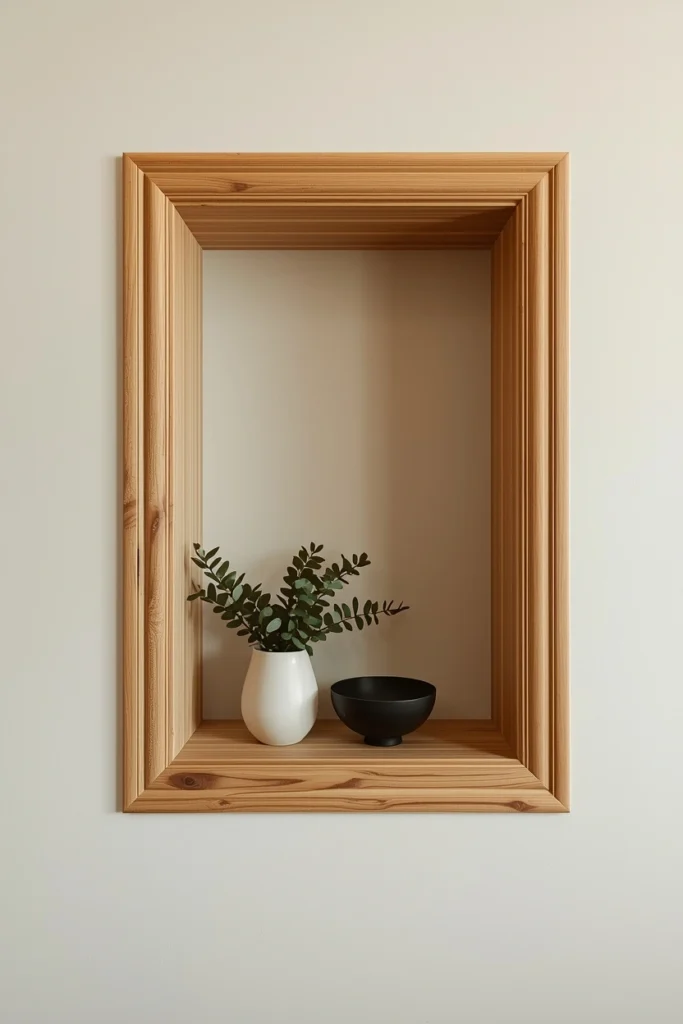 Wooden Framed Niche