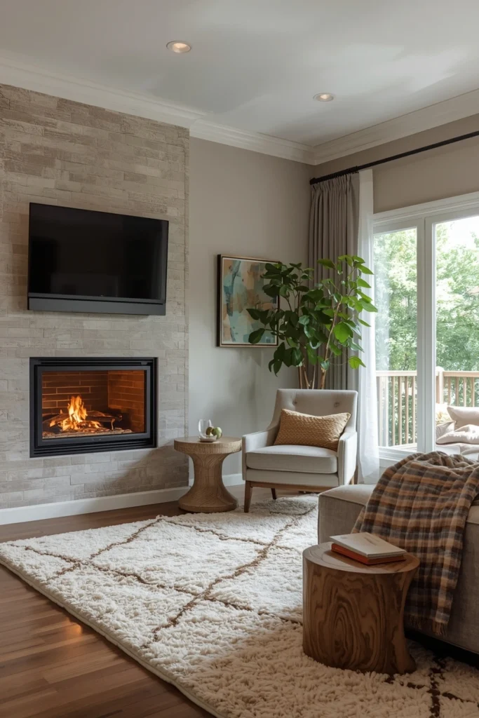 Cozy Fireplace Corner